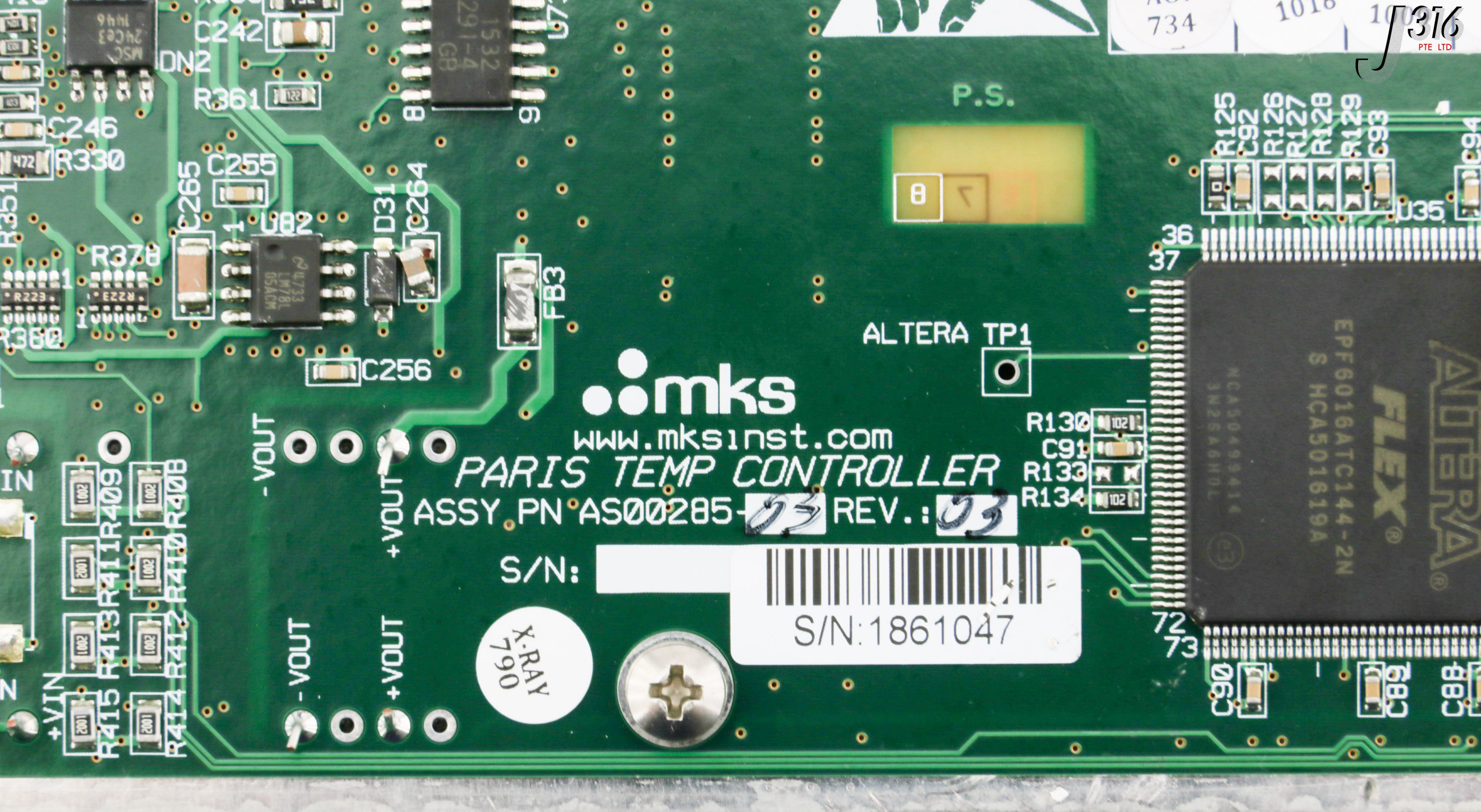 32779 MKS PCB, SOKUDO TC PROCESSOR CARD W/ AS00253G05-2, PN00285